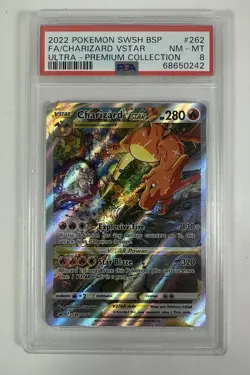 Charizard VSTAR SWSH 262 Ultra Premium Collection Pokemon Graded Card NM-MT 8 - Image 1