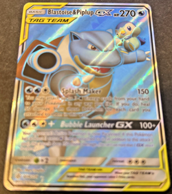 Blastoise & Piplup GX PSA 214/236 Cosmic Eclipse 2019 Pokemon Card - Image 2