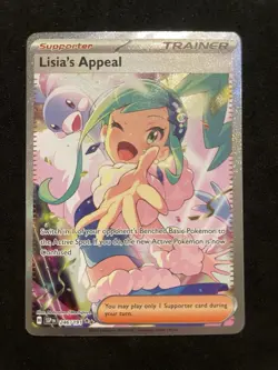 Pokemon TCG Card Lisia's Appeal 246/191 Sv08: Surging Sparks - Image 1