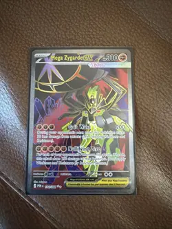 Mega Zygarde EX 104/088 Perfect Order Full Art Pokemon Card Near Mint Condition - Image 1