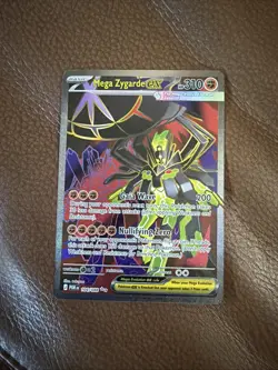 Mega Zygarde EX 104/088 Perfect Order Full Art Pokemon Card Near Mint Condition - Image 2