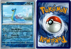 Lapras 016/091 Paldean Fates Common Reverse Holo Near Mint - Pokemon Card - Image 3