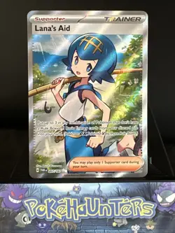 Pokemon Card Lana's Aid 207/167 Twilight Masquerade Ultra Rare Near Mint - Image 1