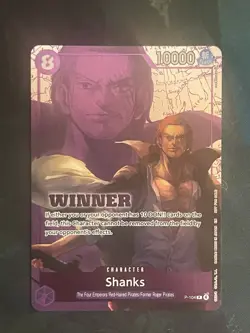 Shanks (Winner Pack 2026 Vol. 2) P-104 One Piece Promotion Cards Foil - Image 1