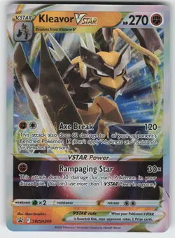 Kleavor VSTAR Promo SWSH: Sword & Shield Promo Cards SWSH249 Pokemon - Image 1