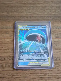 Pokemon Magikarp and Wailord Tag Team GX Promo Card Sun and Moon SM166 - Image 2