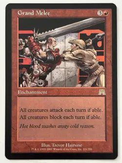 Grand Melee Onslaught Light Play MTG Magic the Gathering - Image 1