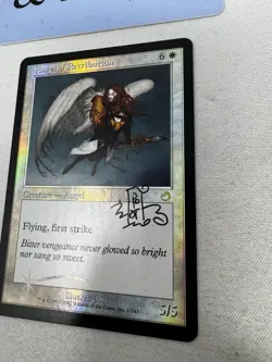 Angel of Retribution - Torment FOIL - Magic the Gathering MTG - Signed - Image 3