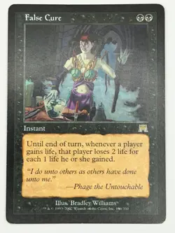 False Cure Onslaught Regular Mtg Magic The Gathering LP/NM - Image 1