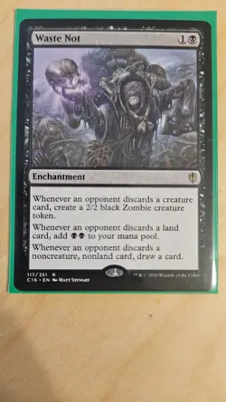 MTG Waste Not (Commander 2016) NM - Image 1