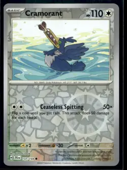 Cramorant SV09: Journey Together 137/159 NM Pokemon TCG | Buy 10 Get 10 Free - Image 1