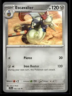 Escavalier SV09: Journey Together 102/159 NM Pokemon TCG | Buy 10 Get 10 Free - Image 1