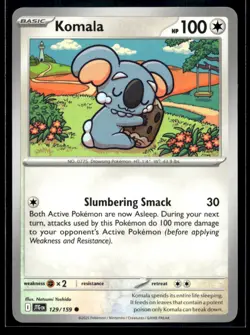 Komala SV09: Journey Together 129/159 NM Pokemon TCG | Buy 10 Get 10 Free - Image 1