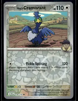 Hop's Cramorant SV09: Journey Together 138/159 NM Pokemon TCG | Buy 10 Get 10 Fr - Image 1