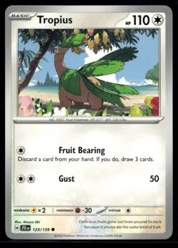 Tropius SV09: Journey Together 123/159 NM Pokemon TCG | Buy 10 Get 10 Free - Image 1