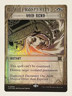 Void Rend Outlaws of Thunder Junction: Breaking News Foil MTG NM - Image 1