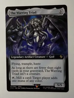 The Warring Triad (Extended Art)(0193) Final Fantasy Regular MTG Magic - Image 1