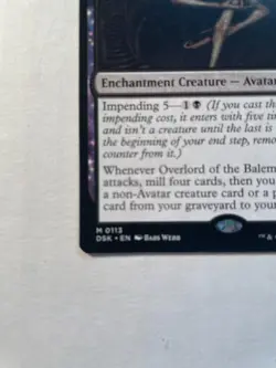Overlord of the Balemurk #113-Duskmourn Mythic Rare-NM-M - Image 4