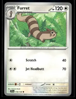 Furret - SV09: Journey Together 119/159 NM Pokemon TCG | Buy 10 Get 10 Free - Image 1