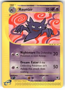 Haunter 80/165 Uncommon Expedition Base Set Non-Holo Pokemon NM - Image 1