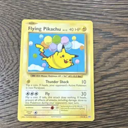 Pokemon Flying Pikachu 110/108 Evolutions Secret Rare 40 HP Thunder Shock Fly - Image 1