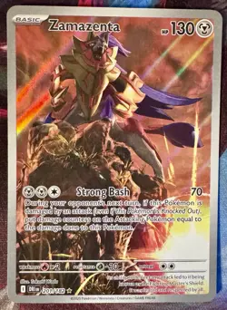 🔥 Pokemon Zamazenta 201/182 Destined Rivals Illustration Rare 🔥 - Image 1