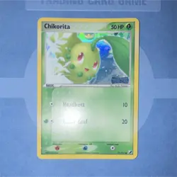 Pokemon TCG Chikorita Unseen Forces 51/115 Reverse Holo Common Basic 2005 ENG - Image 1