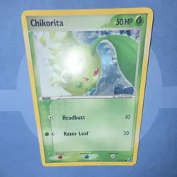 Pokemon TCG Chikorita Unseen Forces 51/115 Reverse Holo Common Basic 2005 ENG - Image 5