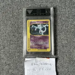 Get Graded 8.5 Mewtwo Holo Rare 20/165 EXPEDITION Pokemon 2002 HARD TO FIND SLAB - Image 1