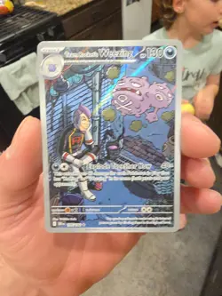 Pokemon TCG Team Rockets Weezing Destined Rivals - Image 1