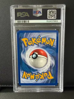 1999 POKEMON Pikachu Base Set Yellow Cheeks 58/102 PSA 8 NM-MT - Image 2
