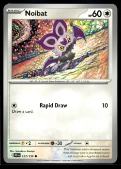 Noibat - SV09: Journey Together 127/159 NM Pokemon TCG | Buy 10 Get 10 Free - Image 1