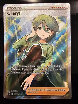 Pokemon SWSH05: Battle Styles Cheryl (Full Art) 159 Ultra Rare - NM - Image 1