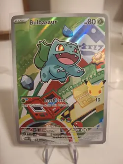 Pokemon TCG Pokemon Bulbasaur Bulbasaur Holo NM 037 PROMO - Image 1