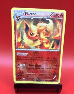 Pokemon Flareon 13/98 XY Ancient Origins Reverse Holo Uncommon 90HP Stage 1 - Image 1