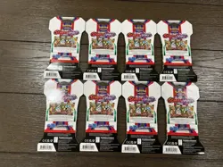 Pokemon TCG Scarlet & Violet Base Set 8 Sleeved Boosters Art Set x2 New/Sealed - Image 2