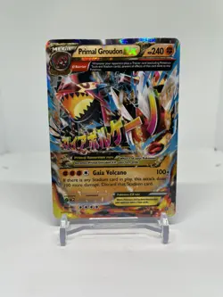 Primal Groudon EX 86/160 Pokemon Primal Clash Ultra Rare - DMG - Image 1