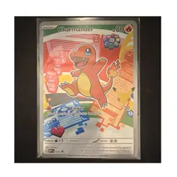 Pokemon TCG Charmander 038 ME Mega Evolution Promo Holo ENG 2026 HP80 Basic - Image 1