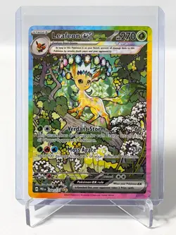 Leafeon ex 144/131 - Scarlet & Violet Prismatic Evolutions - Pokemon TCG - NM - Image 1