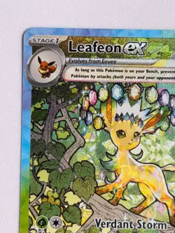 Leafeon ex 144/131 - Scarlet & Violet Prismatic Evolutions - Pokemon TCG - NM - Image 3