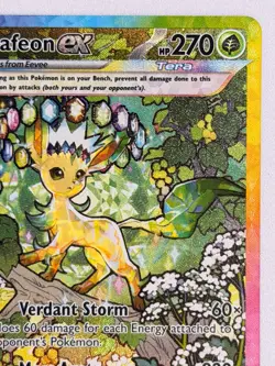 Leafeon ex 144/131 - Scarlet & Violet Prismatic Evolutions - Pokemon TCG - NM - Image 4