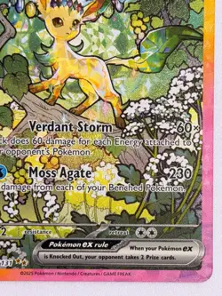 Leafeon ex 144/131 - Scarlet & Violet Prismatic Evolutions - Pokemon TCG - NM - Image 5