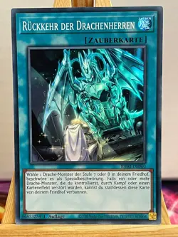 Ruckkehr Der Drachenherren RA03-DE060 Super Rare Deutsch NM YUGIOH - Image 1