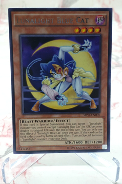 Yugioh Lunalight Blue Cat SHVI-EN008 Rare Shining Victories - NM - Image 1