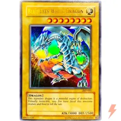 BLUE-EYES WHITE DRAGON - Ultra Rare JMP-001 Weekly Shonen Jump Promo - YuGiOh - Image 1