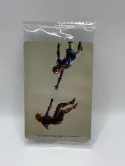 The Legend Of Zelda Wafer Card Tears of Kingdom No 27 LINK & ZELDA BANDAI JAPAN - Image 1