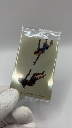 The Legend Of Zelda Wafer Card Tears of Kingdom No 27 LINK & ZELDA BANDAI JAPAN - Image 2