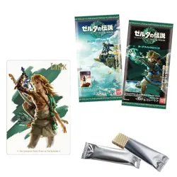 The Legend Of Zelda Wafer Card Tears of Kingdom No 27 LINK & ZELDA BANDAI JAPAN - Image 5