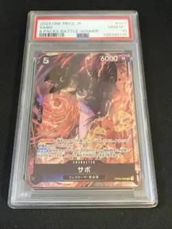 One Piece TCG PSA 10 SABO OP04-083 SR - 2023 JAP JAPANESE WINNER - Image 2