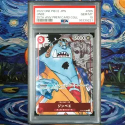 Jinbe PSA 10 Graded 25th Anniversary St01 005 Japanese One Piece Card - Image 1